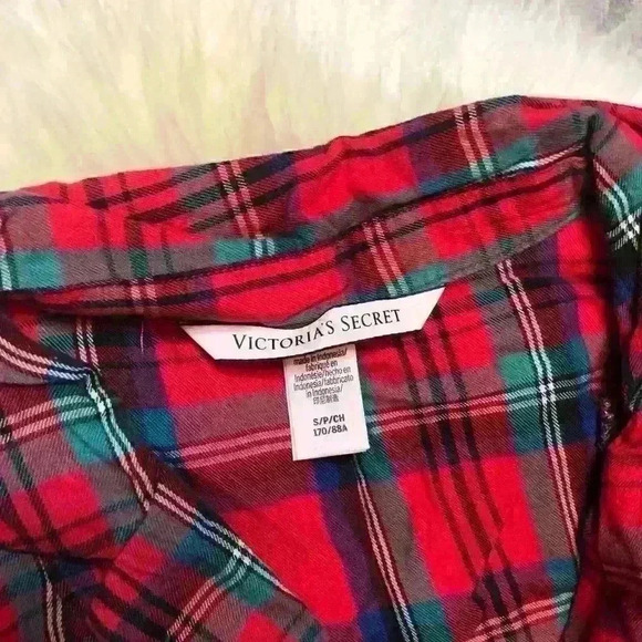 Victoria Secret Dream Plaid Shirt - Picture 2 of 4